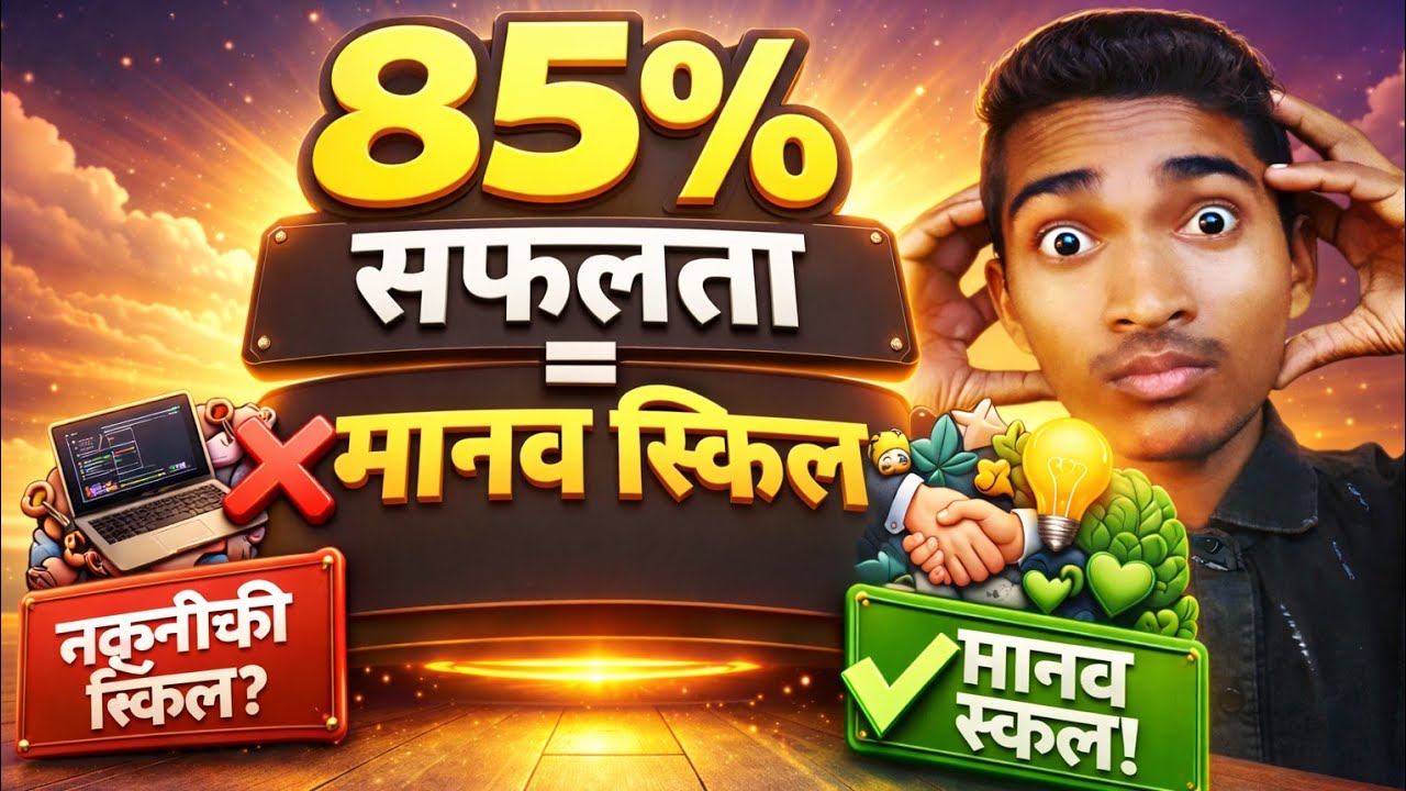 Why 85% of सक्सेस डिपेंड on human skills, not technical skills