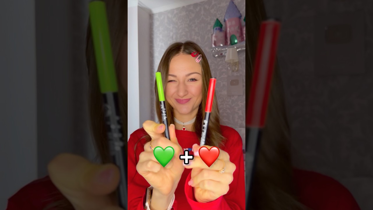 Смешивание цветов помады🤯 