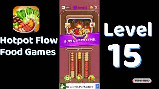 🍲 Hotpot Flow Level 15 Walkthrough | Food Games | Go Answer screenshot 3