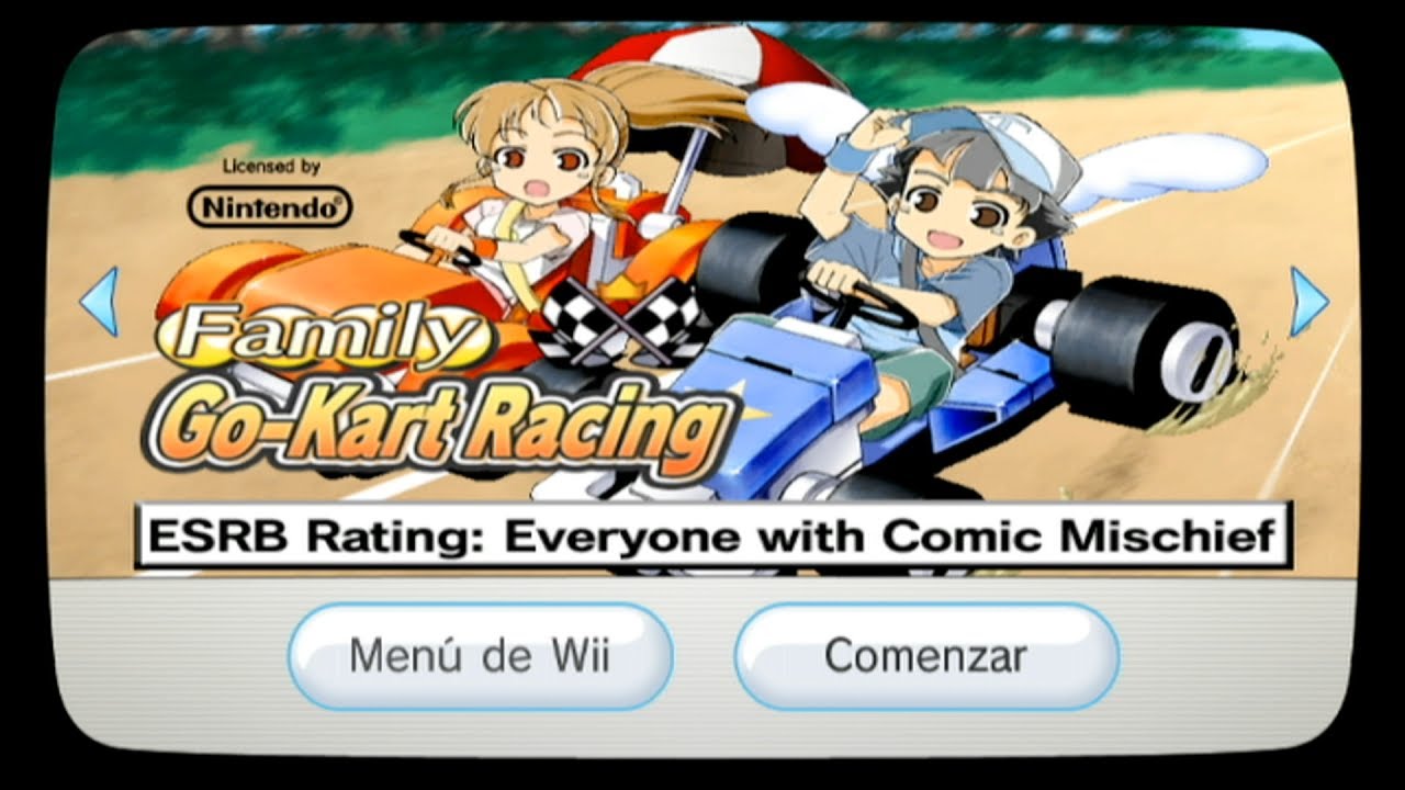 Family Go-Kart Racing (WiiWare Gameplay) - YouTube