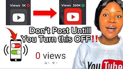 THIS NEW HIDDEN YOUTUBE SETTING IS HURTING YOUR VIEWS -TURN IT OFF!