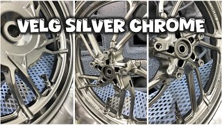 REPAINT VELG SILVER CHROME ‼️