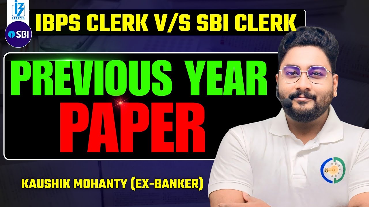 IBPS Clerk & SBI Clerk Previous Year Paper || Target 35/35 In Quant Section || Kaushik Mohanty ||