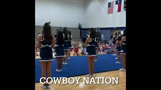 Cockrill Elementary Cheer Clinic Sidelines; October 2021