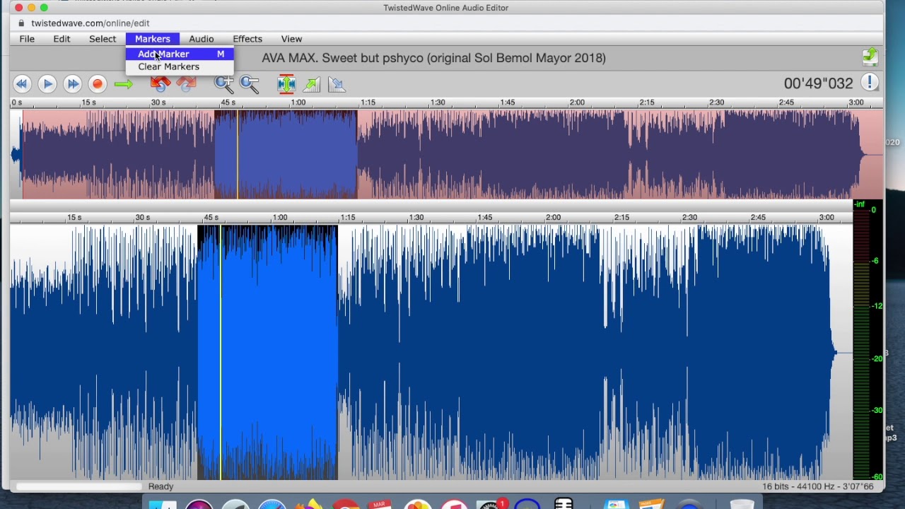 Editor как работать. TWISTEDWAVE Audio Editor.
