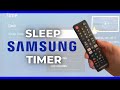 How to set a sleep timer on your samsung tv in 1 minute