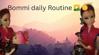 Bommi daily Routine 🌄🌅😊 part 14#Barbie family channel 