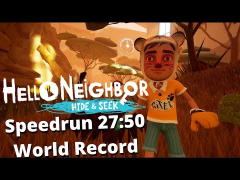 Hello Neighbor Hide And Seek Speedrun 27:50 (Any% World Record)