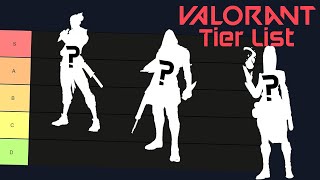 My VALORANT Agent Tier List!!!