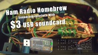Ham Radio Homebrew Soundcard Interface With Cheap Sound Card Resimi