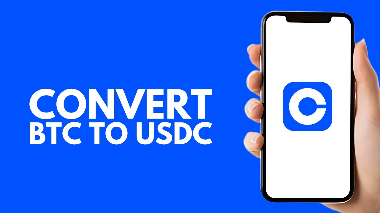 How To Convert BTC To USDC On Coinbase - Step by Step