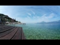 Тишина и спокойствие на озере Гарда. Италия. Камера 360