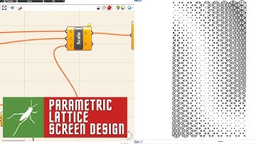 How to create Parametric Lattice Screen Jali Design in Grasshopper | Rhino