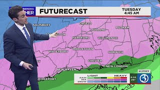 FORECAST: Slippery tonight and several rounds of wintry weather next week