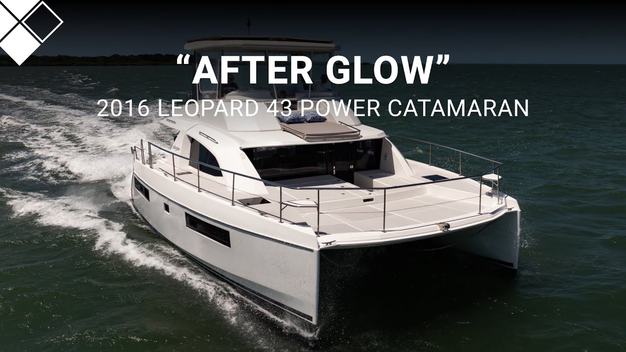 Моторный катамаран Leopard 43 "Afterglow" 2016 года продается компанией Yacht Sales Co.