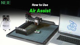 How to install stainless steel air assist tube for NEJE A40630