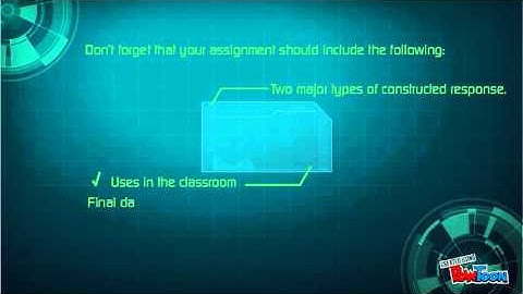 Constructed Response Activity