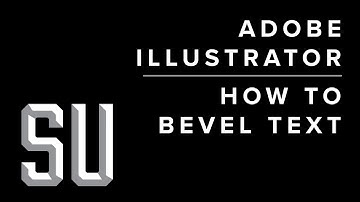 How to Bevel Text in Adobe Illustrator CC