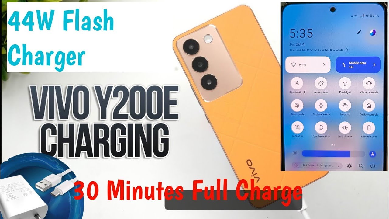 Vivo Y200E 5G charging test vivo y200e 5g battery drain test | Vivo y200E 5G Full charge Timing test