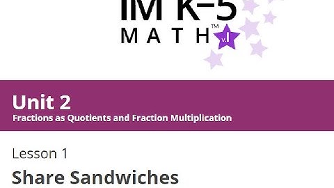 IM Grade 5 Unit 2 Lesson 1