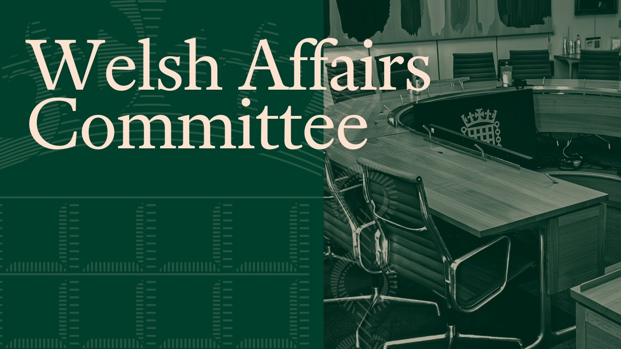Michael Sheen speaks to the Welsh Affairs Committee about contaminated land