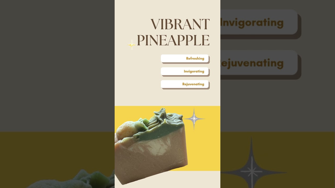 Pineapple Soap - Your Tropical Shower Escape! 🍍🧼