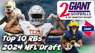 Meet The Superstar RBs Of The 2024 NFL Draft: Top 10 Running Backs You Need To Watch!