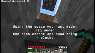 Minecraft Cactus Trap - Construction
