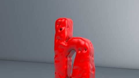 3D animate - Realflow basic + Cinema 4D (material)