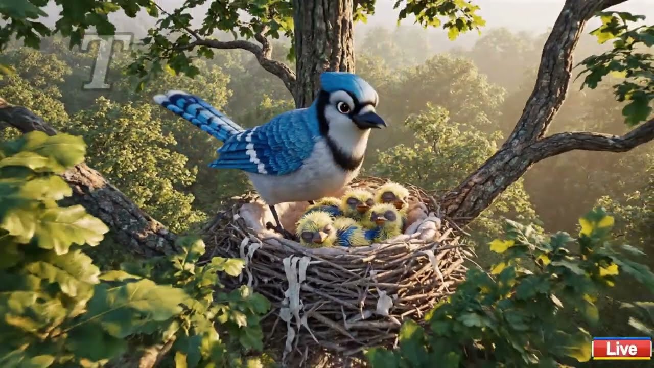 Blue Jay’s Emotional Flight 🕊️ |  Forest Story