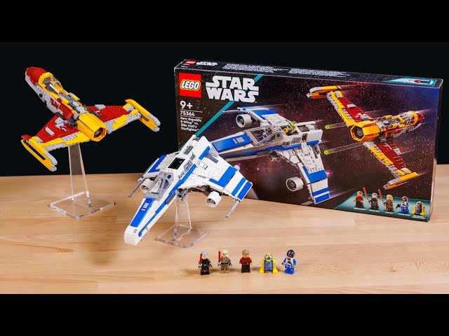 LEGO Star Wars E-Wing vs. Shin's Starfighter REVIEW | Set