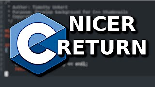 C Programming Tutorial - Nicer Return