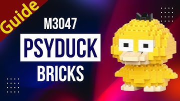[Guide] M3047 Psyduck Mini Building Blocks 🧱 | Step-by-Step Toy Build