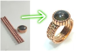 Copper ring making tutorial | Handmade ring Making - Full process