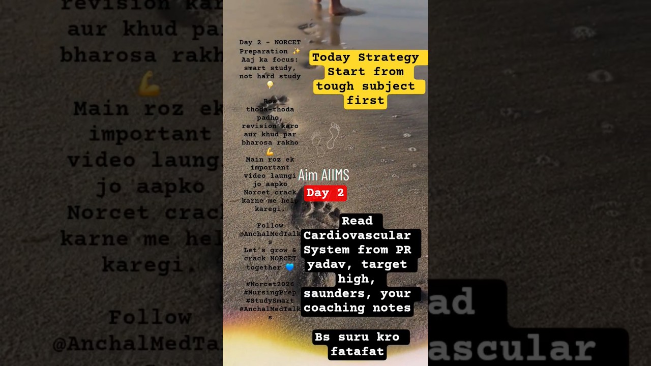 Small steps today, big success tomorrow Follow @AnchalMedTalks for smart nursing tips 