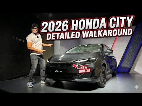 2026 Honda City Facelift! गाड़ी नई कीमत पुरानी, देखें क्या बदला?