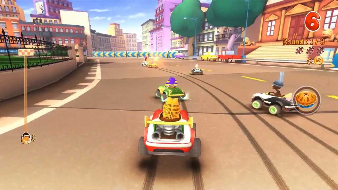 Garfield Kart PC Gameplay | 1080p HD