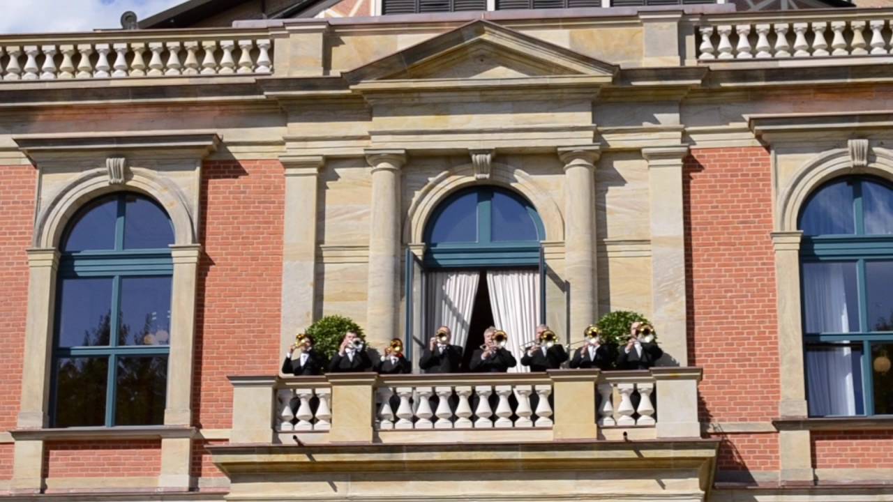 DIE WALKÜRE Fanfare, Bayreuth Festspielhaus, August 21, 2016