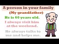 برجراف Person In Your Family برجراف عن شخص فى أسرتك