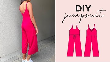 DIY Jumpsuit + Sewing Pattern | No overlocker needed | Beginner Friendly ✨