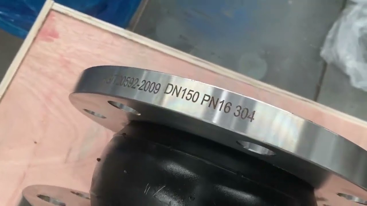 concentric expans compensator carbon steel galvanized epdm flexible flange reducing rubber joint