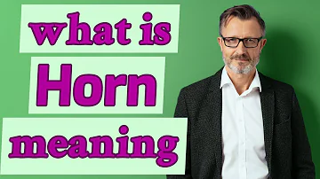 What does it mean to give horn?