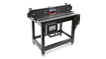 Rutlands® Bench Router Table - R20 Electronic Lift and Motor with Speed Control NVR Switch