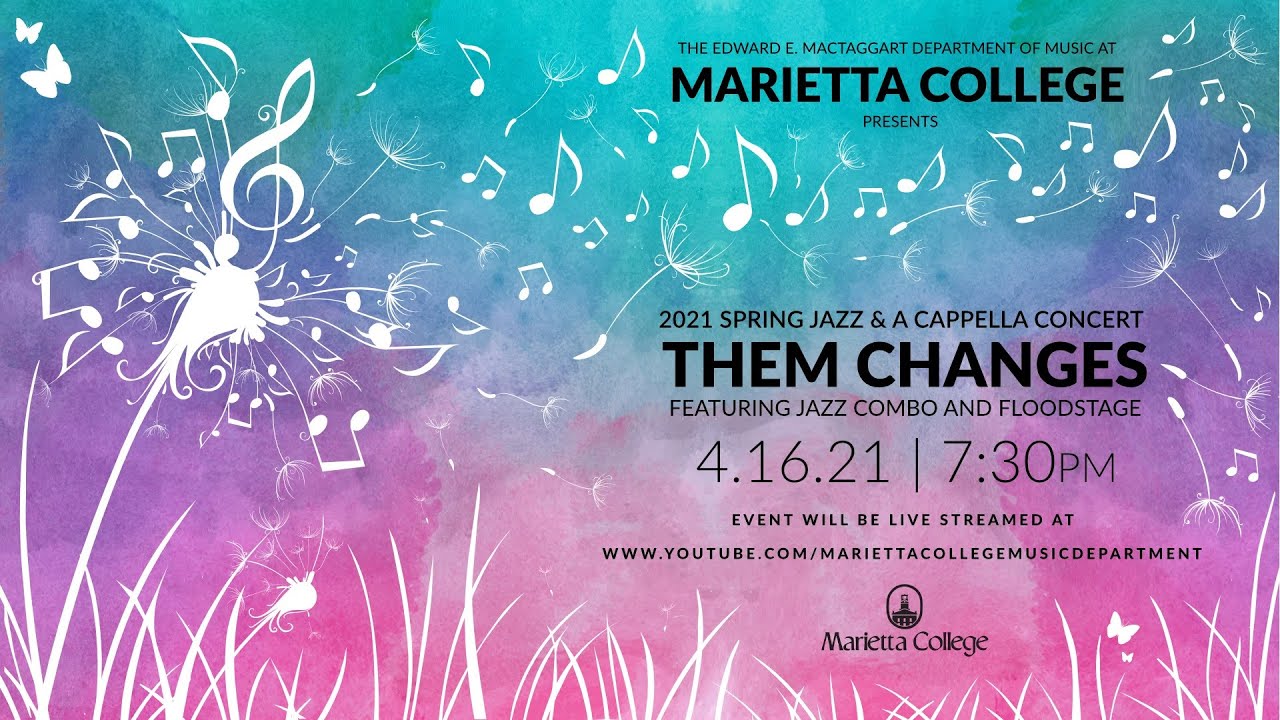 Marietta College presents 2021 Spring Jazz & A Cappella