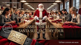 Inside The Santa Suit Factory: How Santa Suit Is Made Full Prosses 🎅.