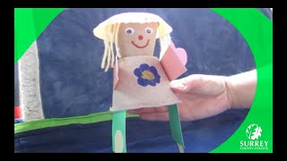 Surrey Libraries Craft Session - How to Make a Flower Pot Person