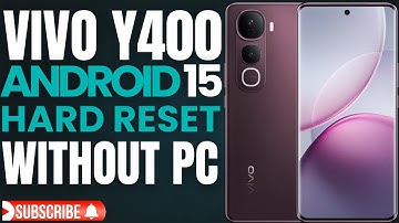 All Android 15 Vivo Hard Reset Without PC | Vivo Y400 Hard Reset Easy Method