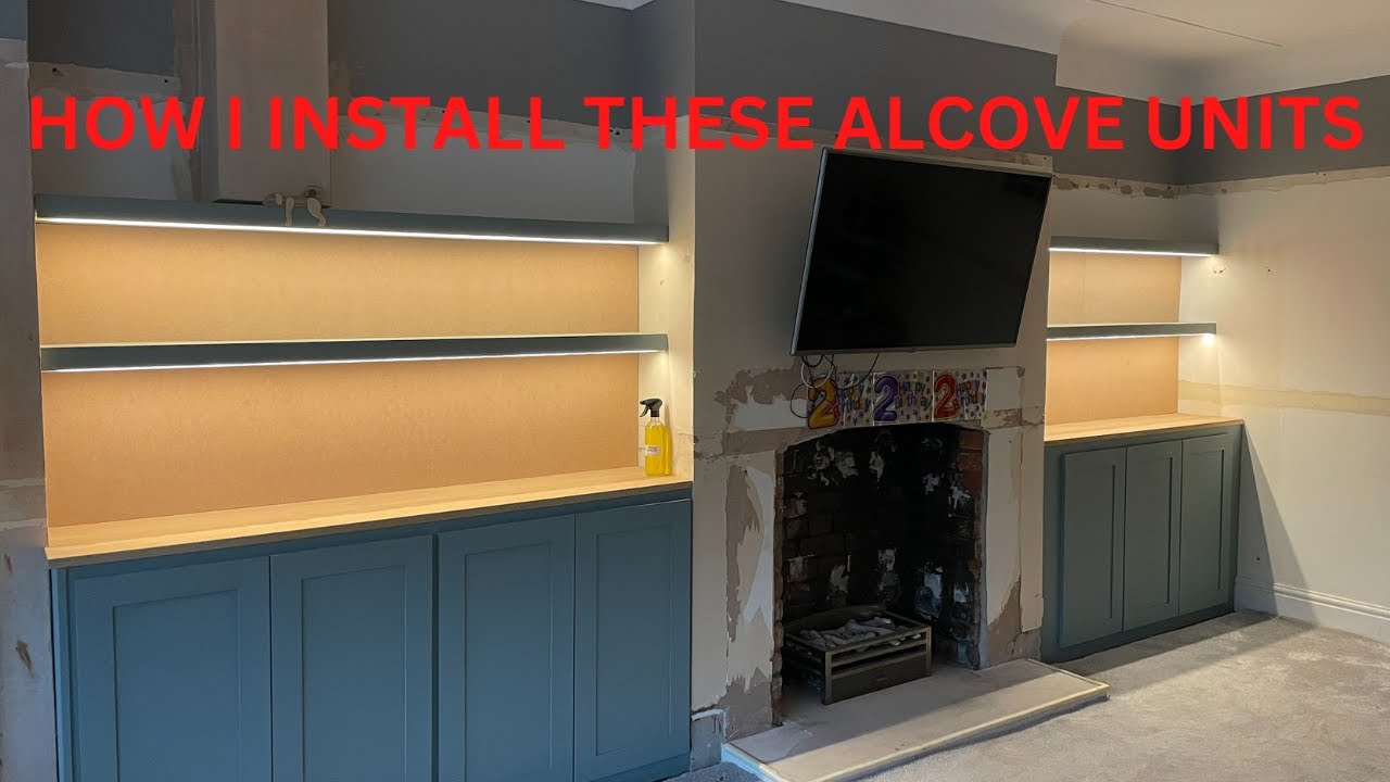 HOW I INSTALL these ALCOVE UNITS install how to video YouTube