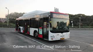 Cab ride bus; MAT-rit; Den Haag Centraal Station-Telexstraat (20200914) (4K)