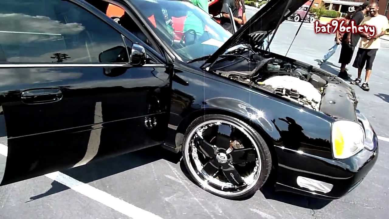 BLACK on BLACK Cadillac Deville on 22" Giovanna wheels - HD - YouTube